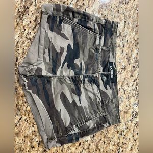 Express Shortie Camo Shorts